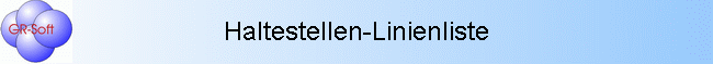 Haltestellen-Linienliste